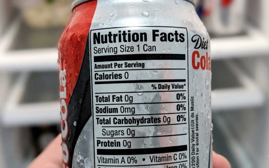 Calorie Content in the Diet Cola