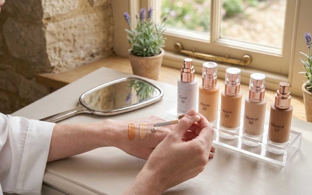 Select a satisfactory Shade Range