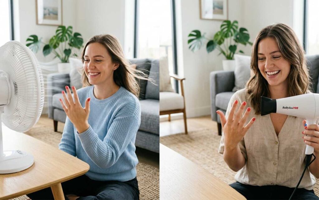 Use a Fan or Hair Dryer