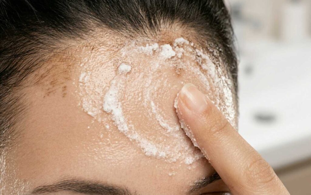 Remove Hair Color From Skin with baking soda mixture