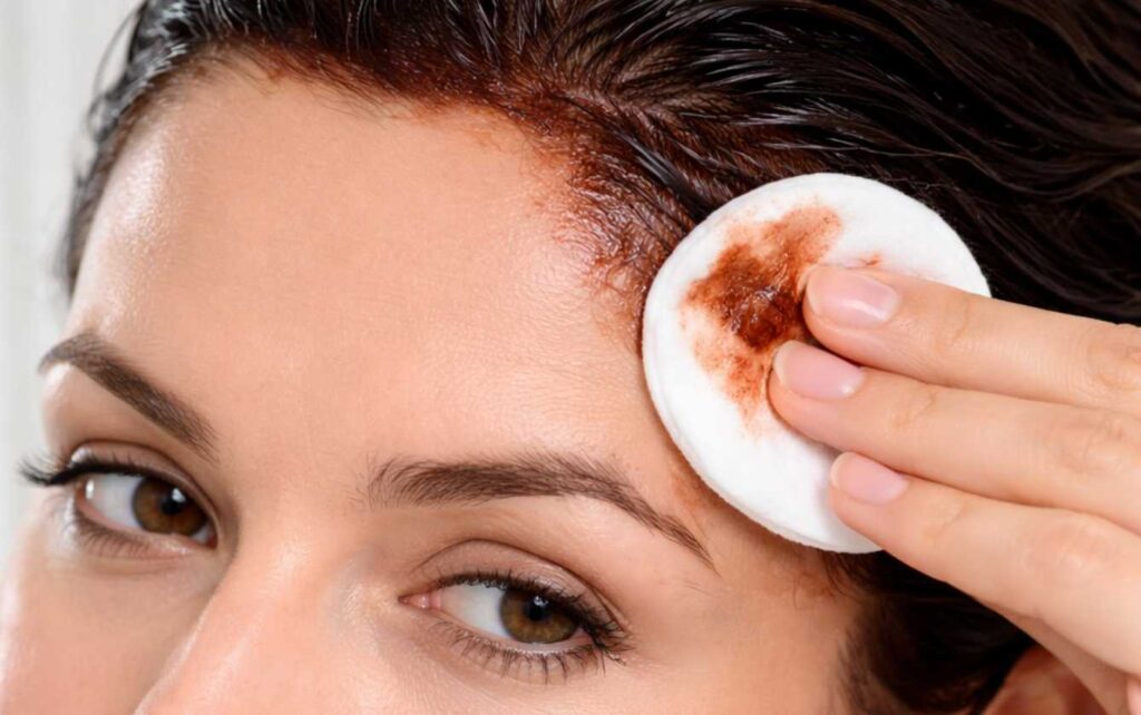 How to Remove Hair Color From Skin