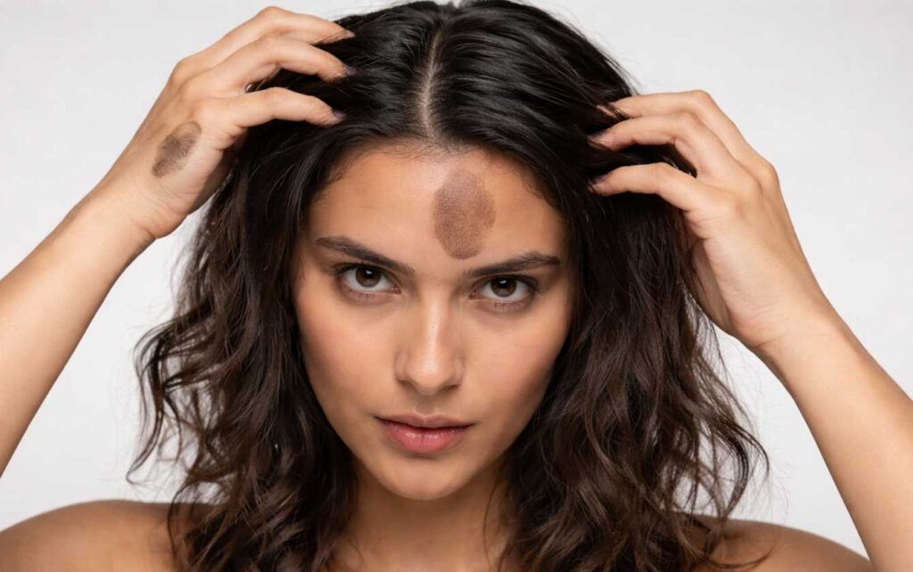 touching your hair to much